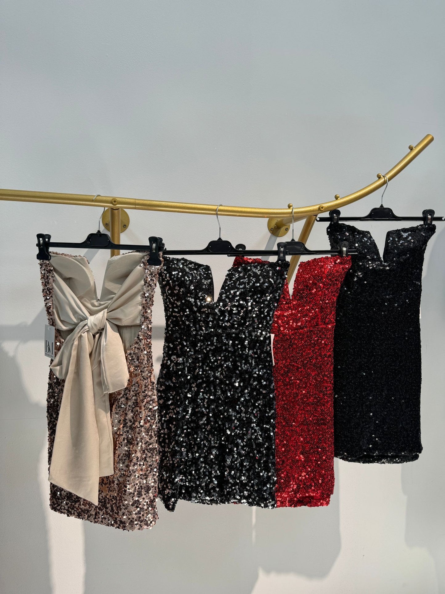 Abito midi paillettes