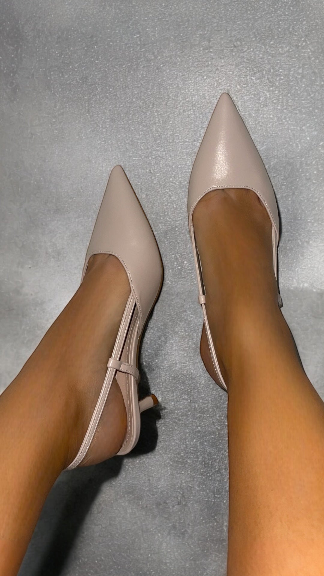 Avril / slingback nude