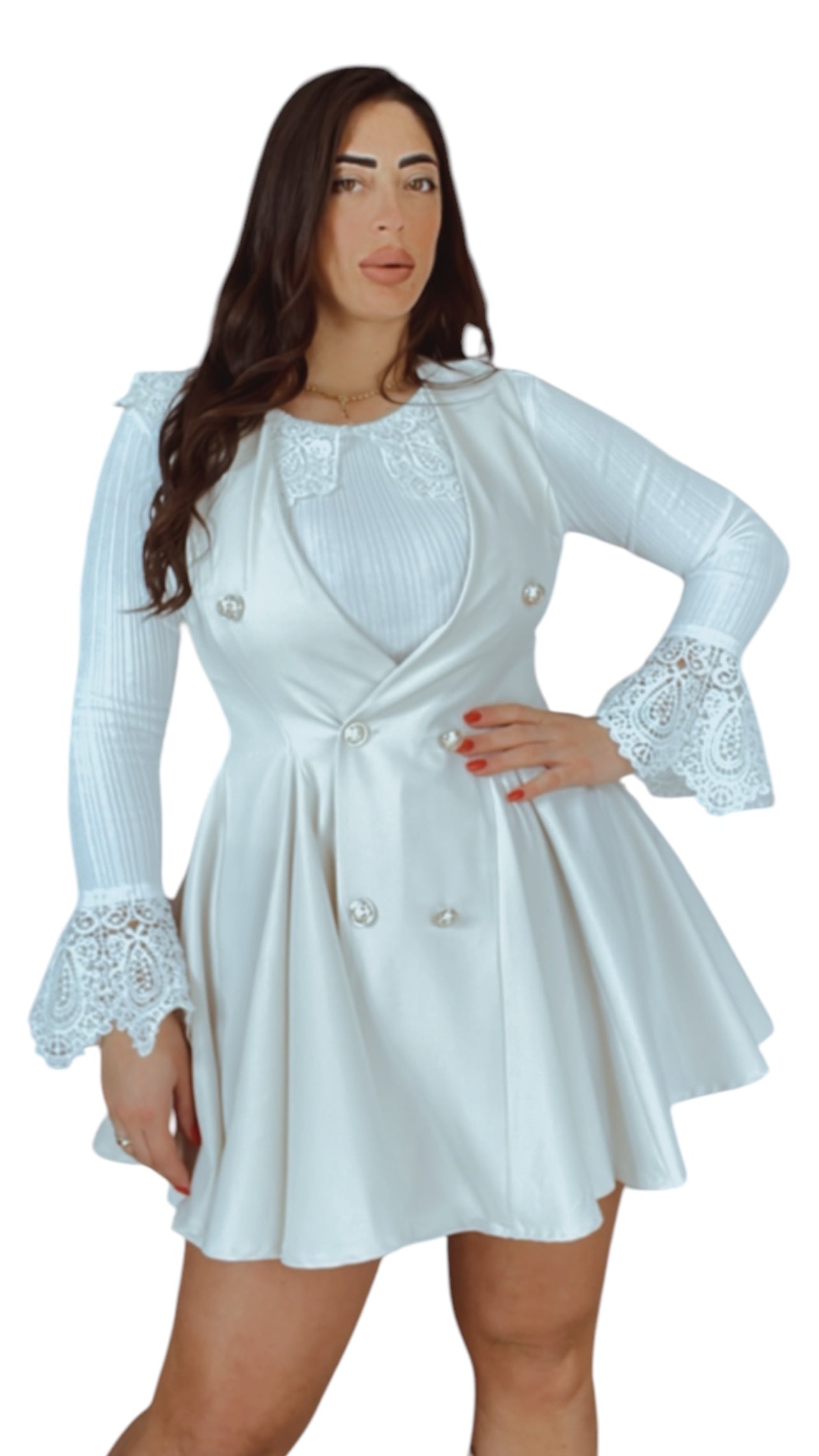 Abito blazer svasato