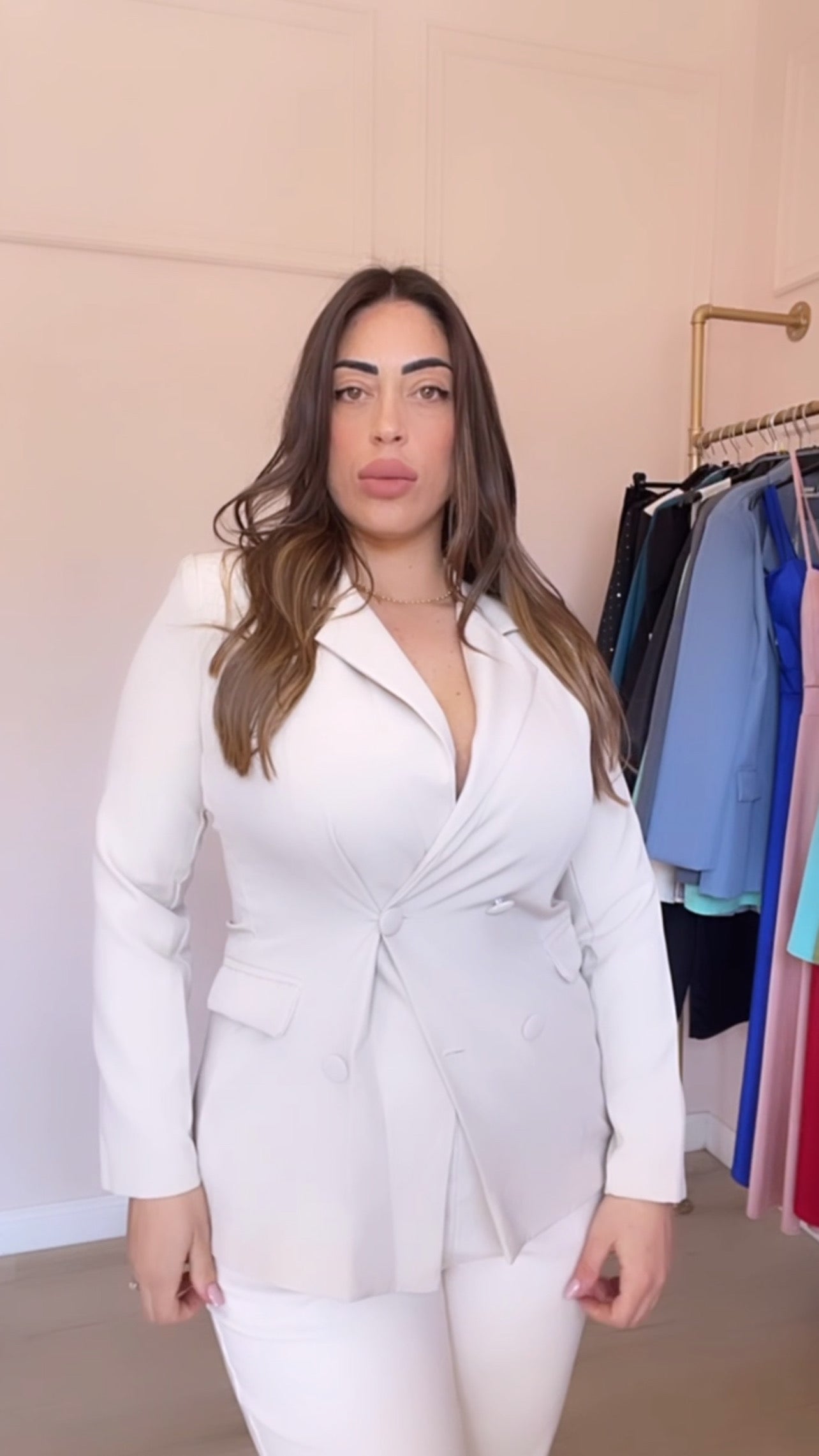 Blazer primaverile donna con bottoni