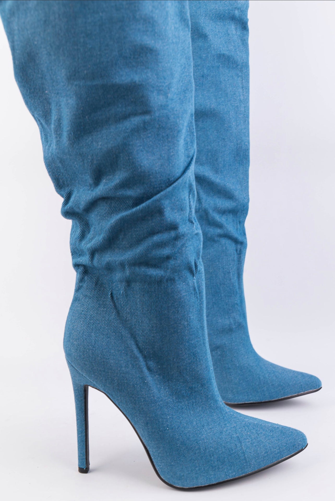 KESIA stivale sopra al ginocchio Denim