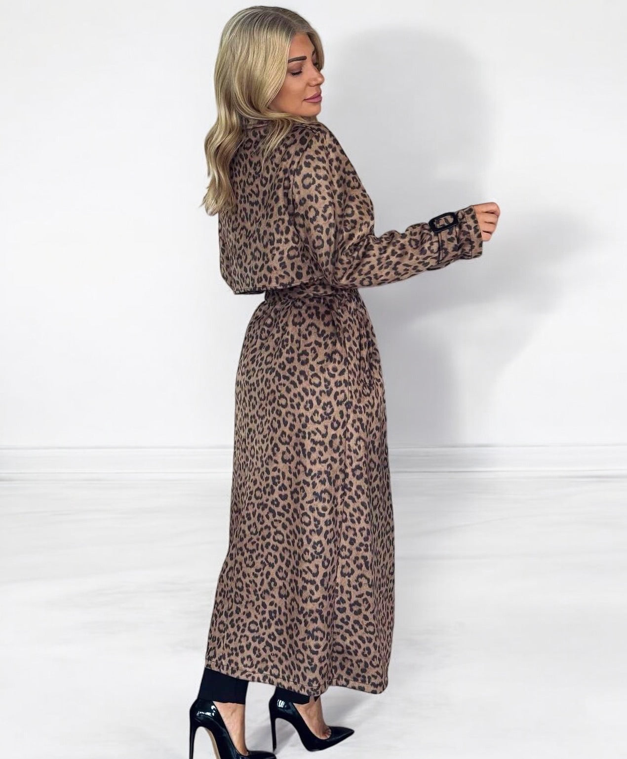 Cappotto lungo animalier