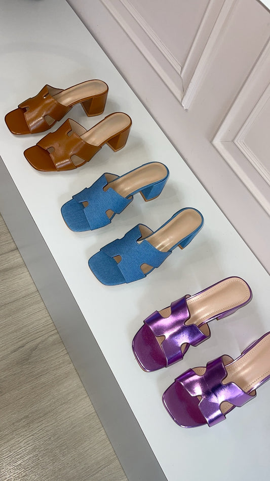 LUNA sandalo con tacco comodo