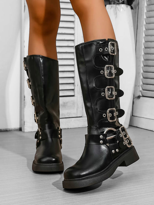 MEGAN - Stivale con fibbie